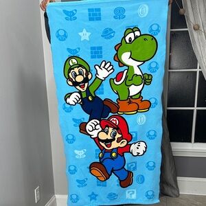 NINTENDO’s SUPER MARIO, LUIGI, & YOSHI "READY PLAYERS" BEACH TOWEL